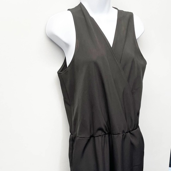 Anthropologie Drew Wide Leg Jumpsuit Black Large - Picture 5 of 16